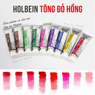 Rẻ Nhất Holbein Lẻ Tuýp Lẻ Holbein 5ml - Tông Đỏ Hồng