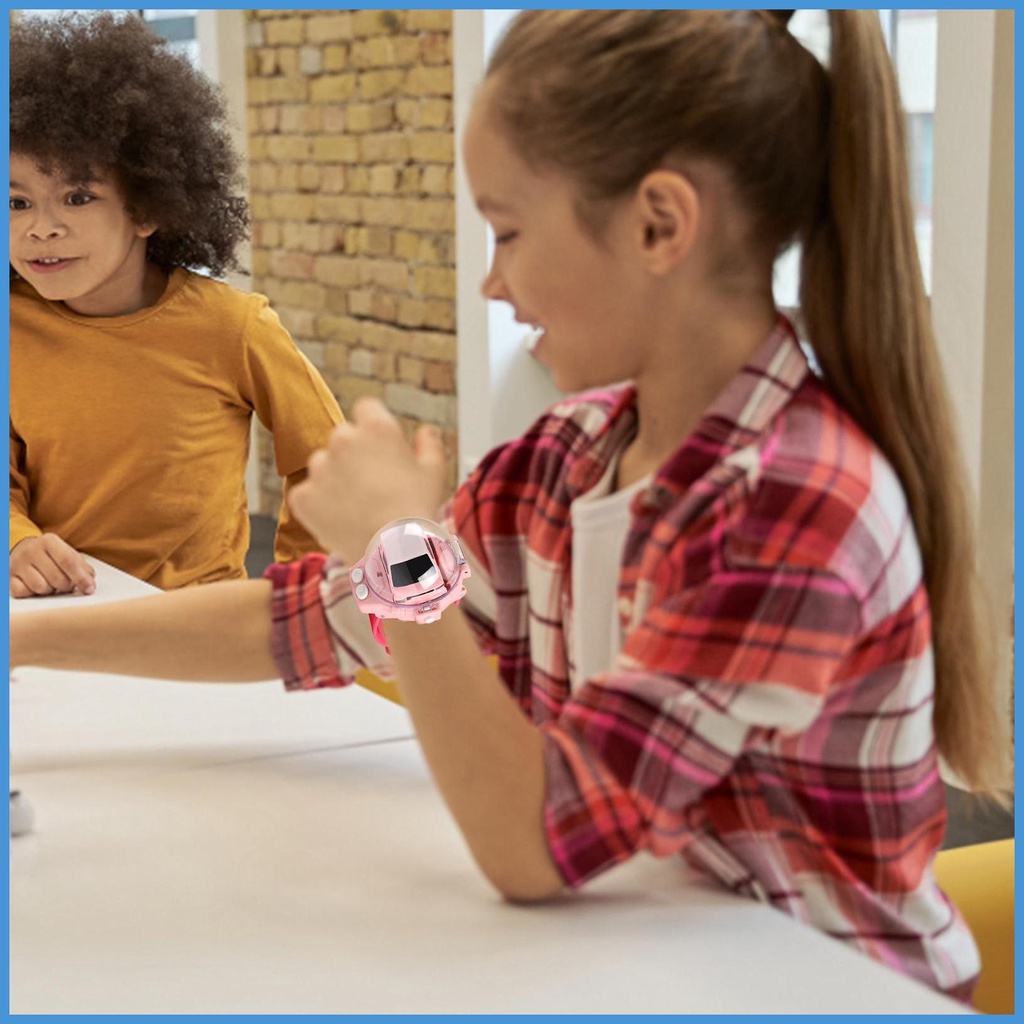 Đồng Hồ Điều Khiển Từ Xa Mini 2.4 GHz Cổng Sạc USB Cho Xe Hơi/Xe Đua Dễ Thương