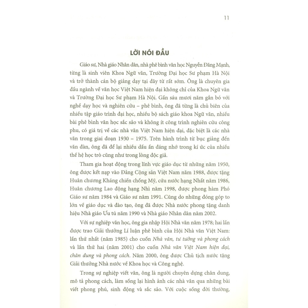 Sách - Nguyễn Đăng Mạnh - Chân Dung Và Phong Cách