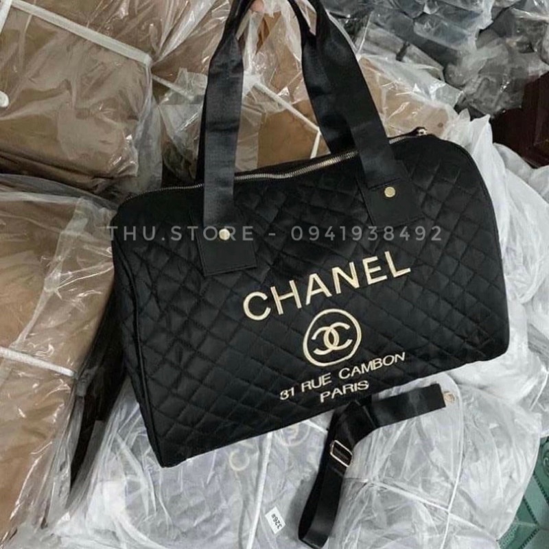 Túi Trống Du Lịch Hoạ Tiết Chà Neo, Túi Xách Du Lịch Size To