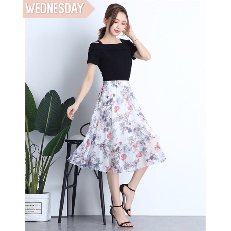 Chân Váy Hoa Lưng Thun Họa Tiết Hoa Xinh Xắn Thời Trang Nhiều Mẫu | BigBuy360 - bigbuy360.vn