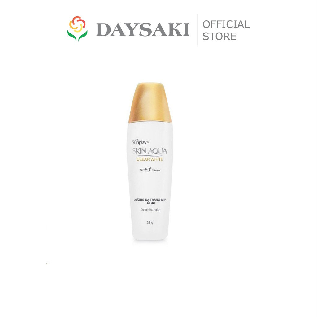 Sunplay Skin Aqua Sữa Chống Nắng Dưỡng Da Trắng Mịn Tối Ưu Clear White SPF50+ 55g, 25g
