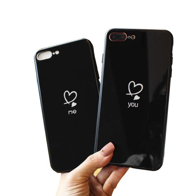 Ốp iphone kính Me You cho iphone 6 s plus 7 8 plus Xr X s max 11 11 pro max 12 mini 12 pro max Se2