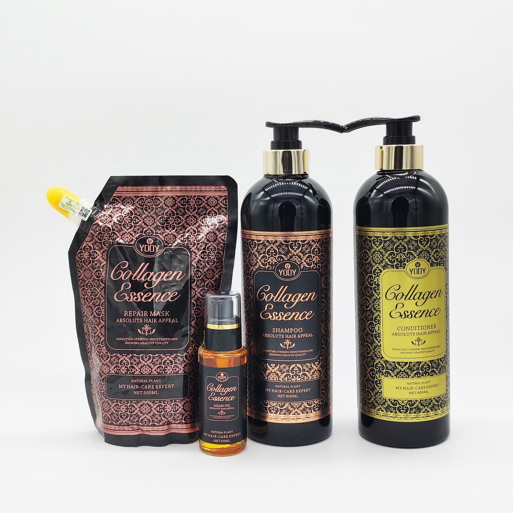 Cặp Dầu Gội Xả YODY Collagen 800ML | Siêu Phục Hồi Tóc Khô Xơ, Chẻ Ngọn,Giảm Gãy Rụng | Hàng Chính Hãng | BigBuy360 - bigbuy360.vn