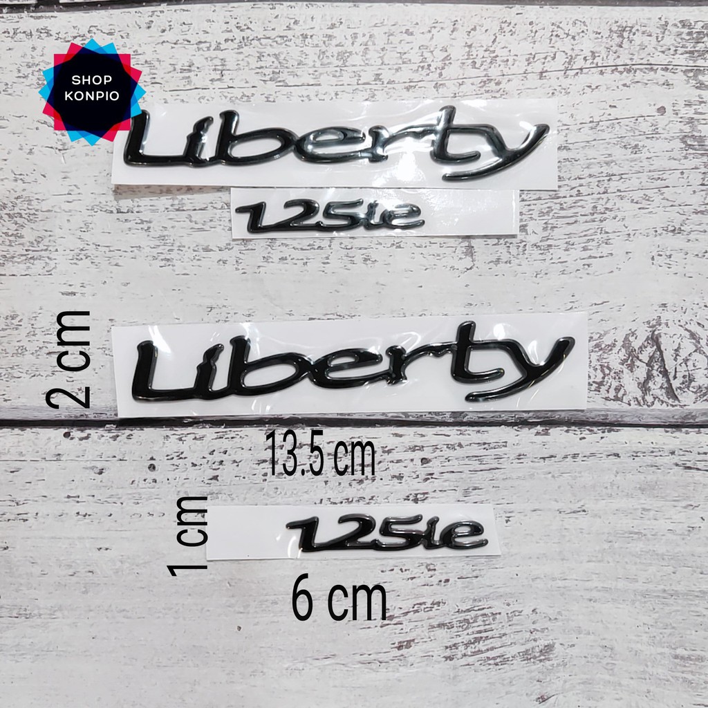 Bộ Tem Vespa Liberty 125 3v ie, Liberty 150 3v ie, Liberty 125 ie Dập Nổi Chống Thấm Nước