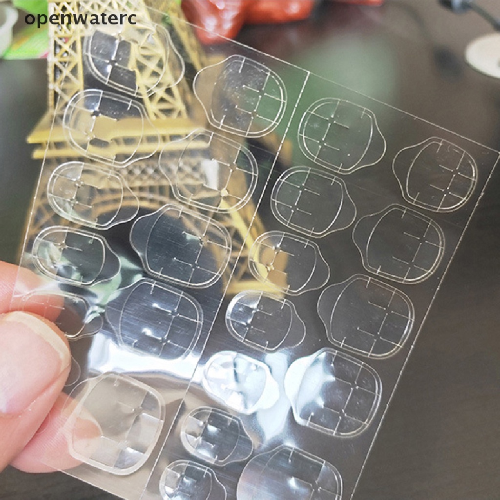 [Hàng mới về] Bộ 72 miếng dán móng tay giả bằng gum thạch xi măng tăng cường và vàng