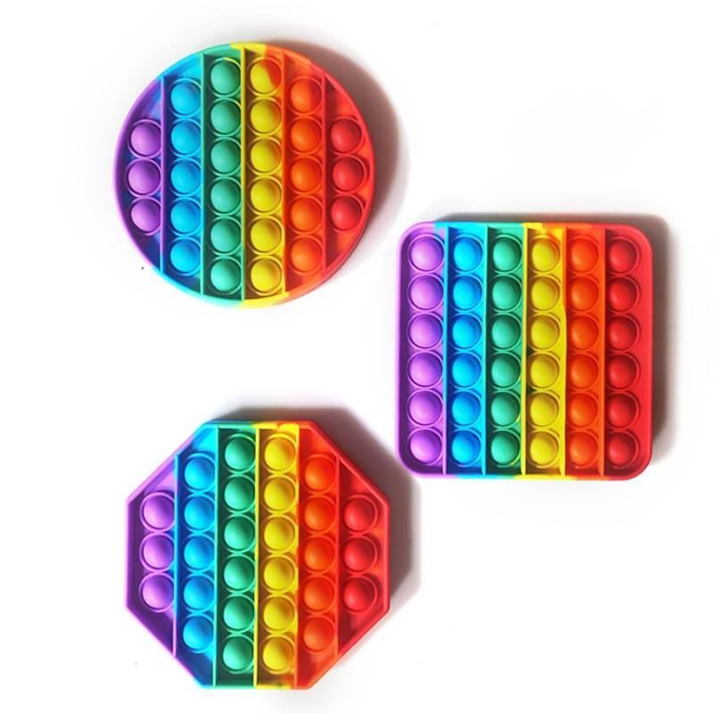 Đồ chơi nút bấm bong bóng giảm căng thẳng nhiều màu sắc cho trẻ em