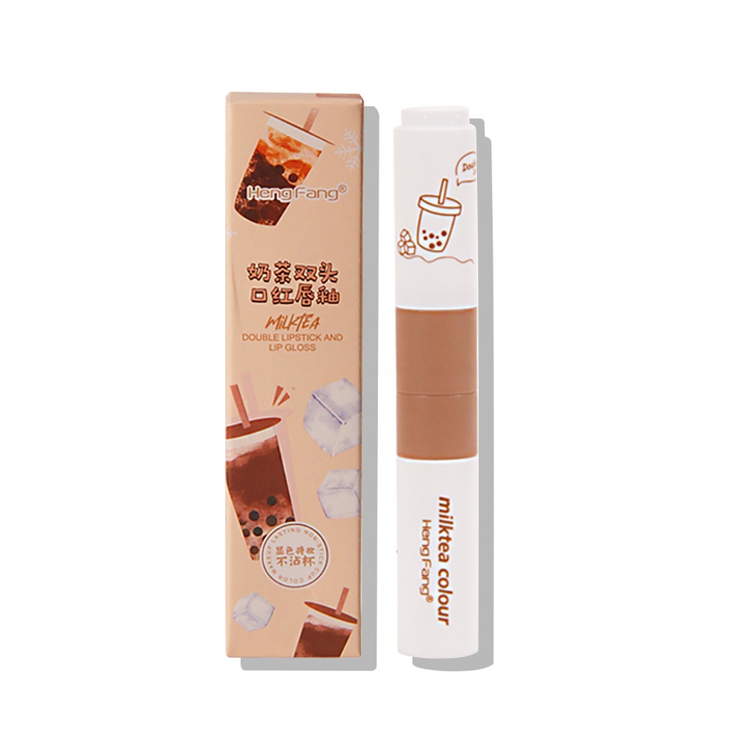 Son môi HengFang không dính cốc chống nước 2 trong 1 3.5g H9433