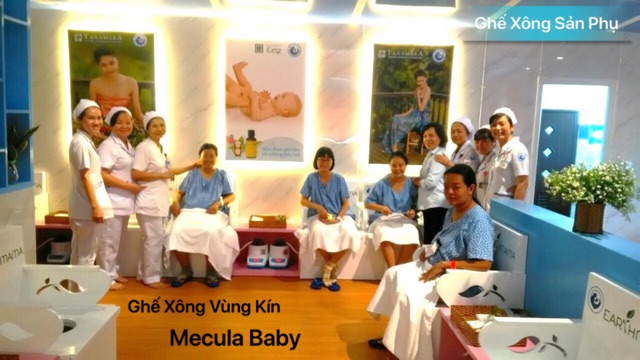 Ghế xông vùng kín Mecula Baby kèm thảo dược.