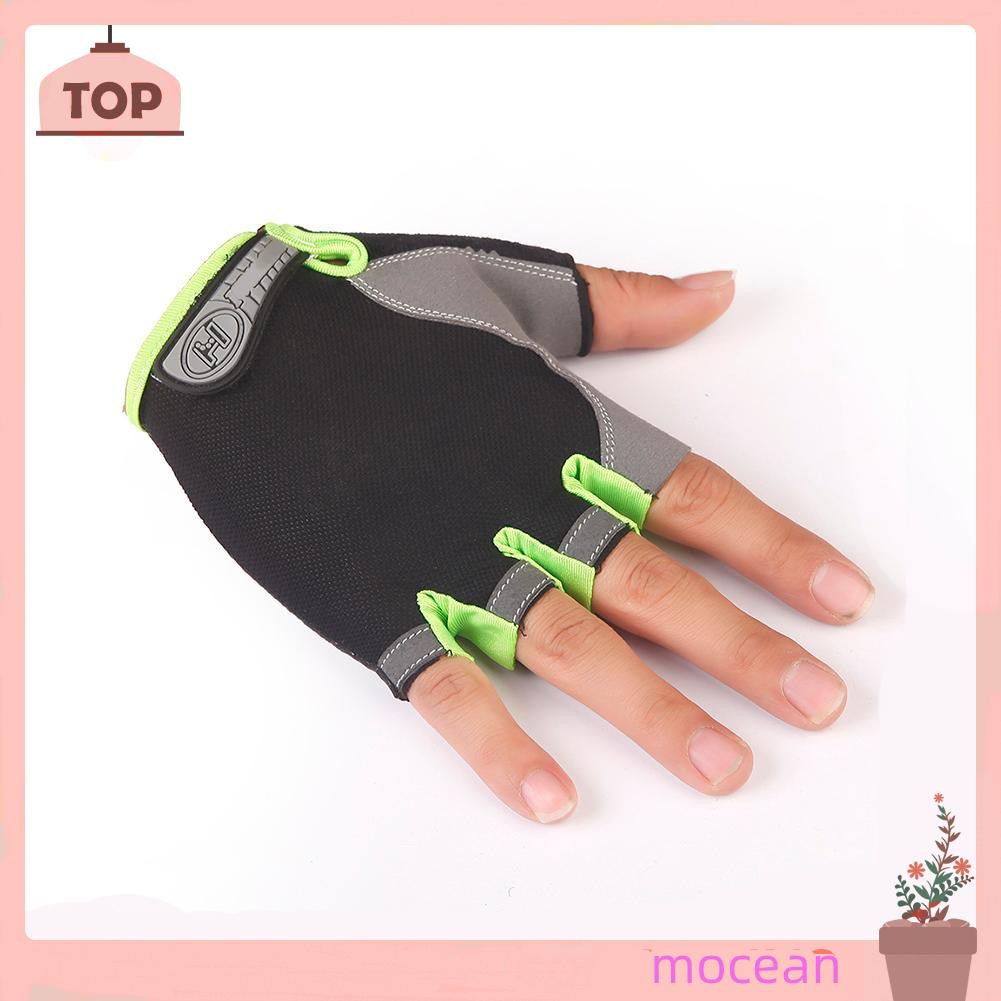 Men Breathable Cycling Fitness Climbing Outdoor Sport Half Finger Gloves