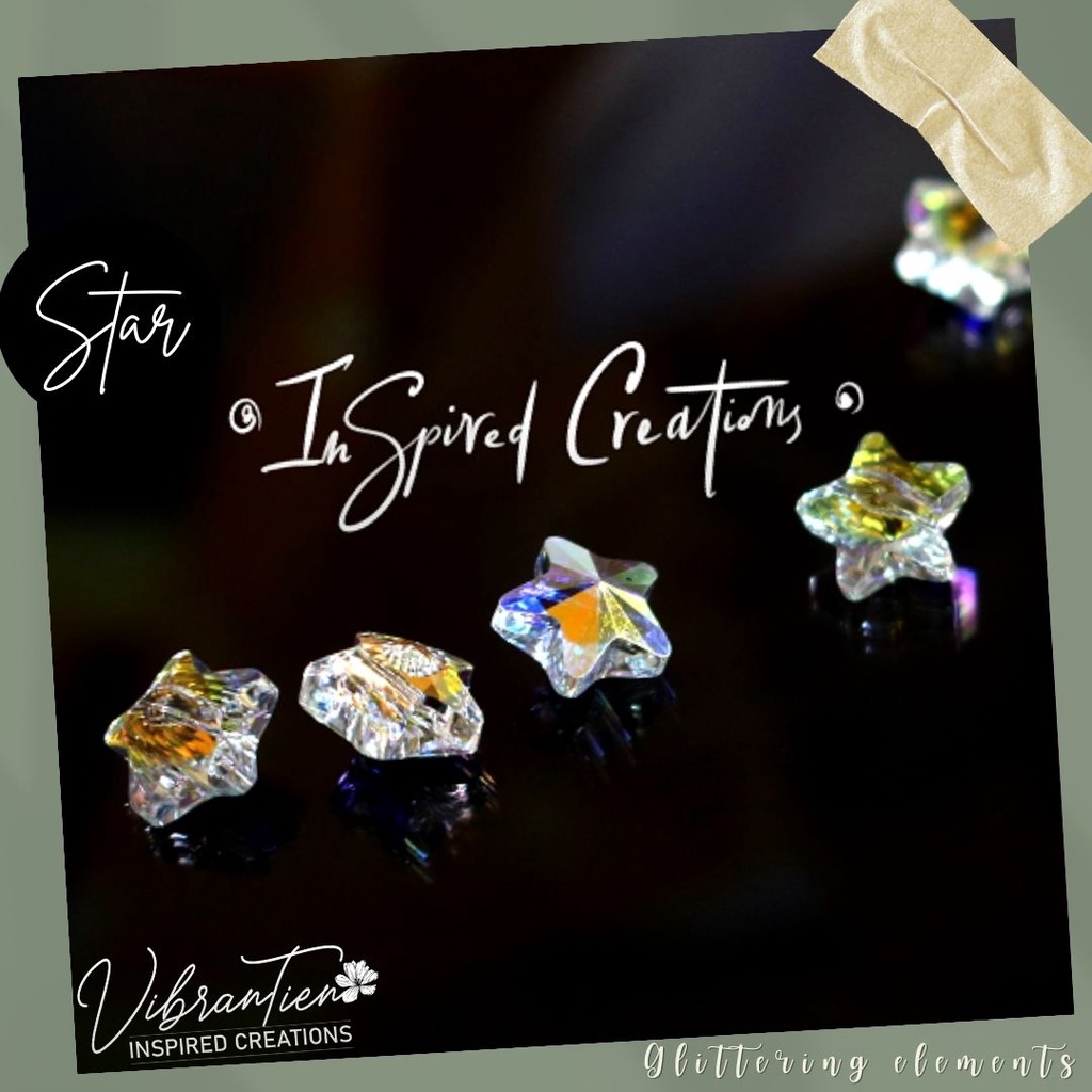 Combo 5/10/20 Pha lê Swarovski Ngôi sao 8 ly