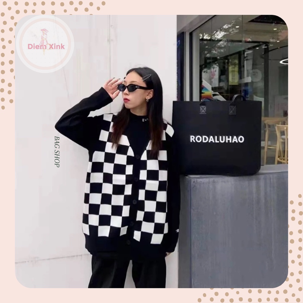 Túi Tote Đeo Vai, Túi Xách Nữ Rodaluhao Vải Nỉ Thời Trang Đường Phố Đẹp Đi Chơi Chụp Ảnh Phong Cách Ulzzang T 18