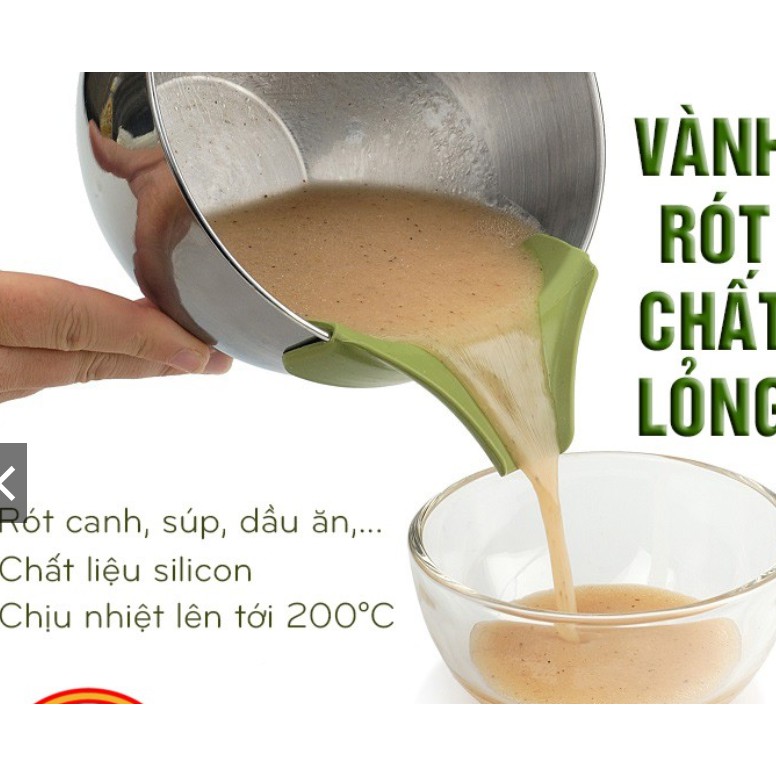 Vành hỗ trợ rót chất lỏng trong xoong nồi thông minh tiện ích