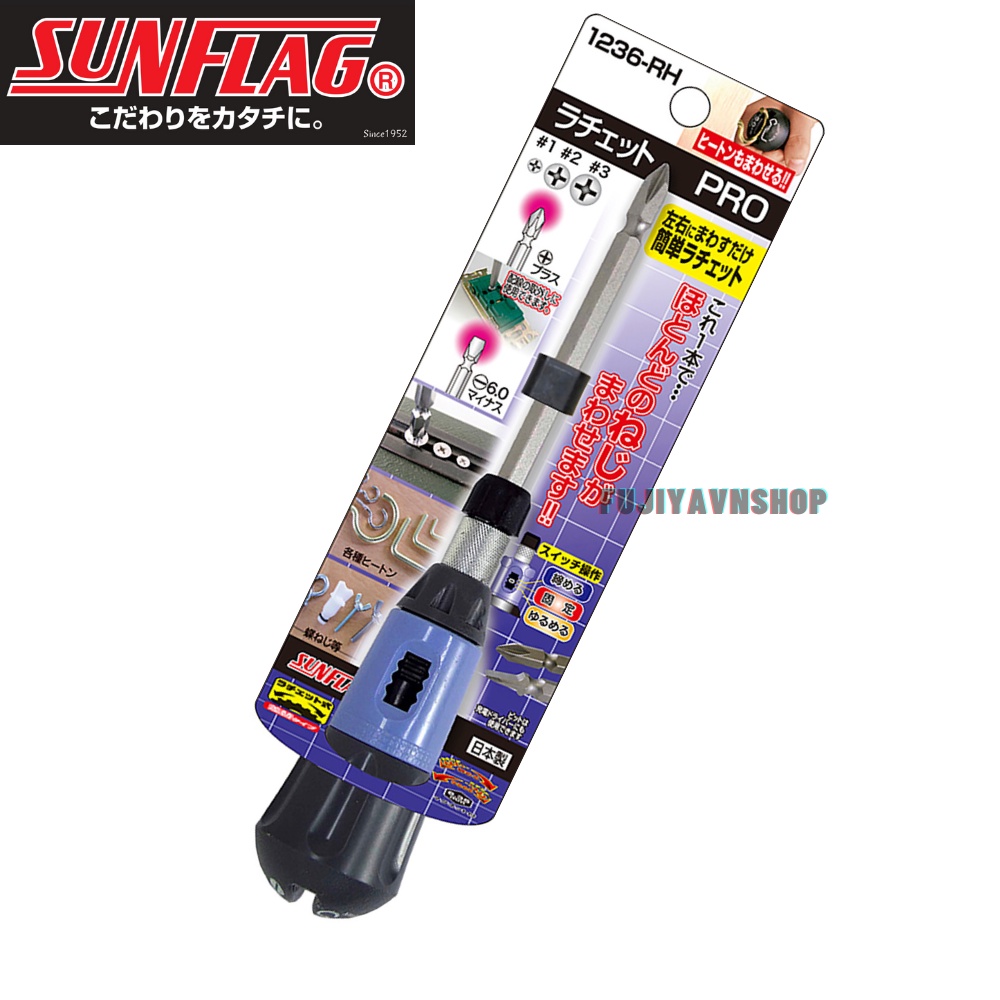 Tuốc nơ vít Sunflag 4 cạnh - 1236-RH