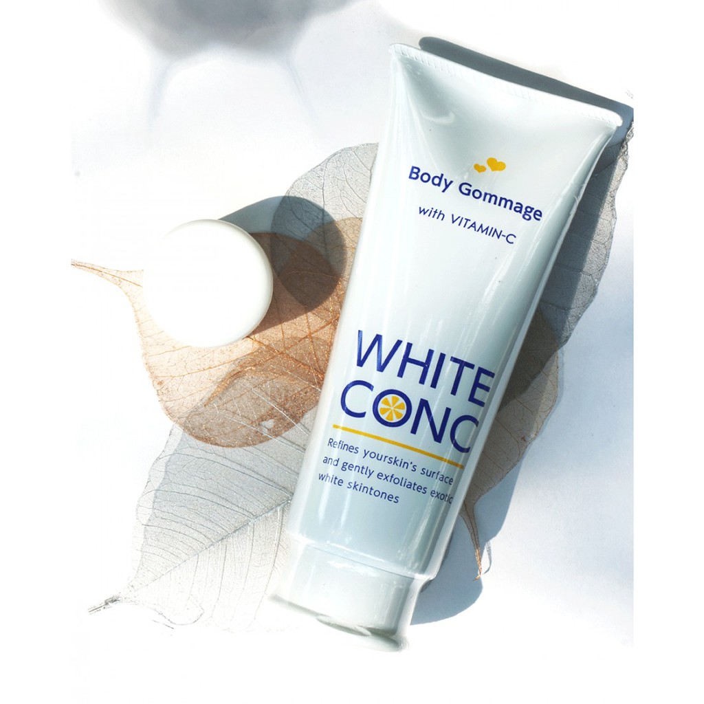 TẨY TẾ BÀO CHẾT DƯỠNG TRẮNG WHITE CONC, giúp loại bỏ lớp da sần sùi, đen sạm để quá trình dưỡng da được tốt hơn