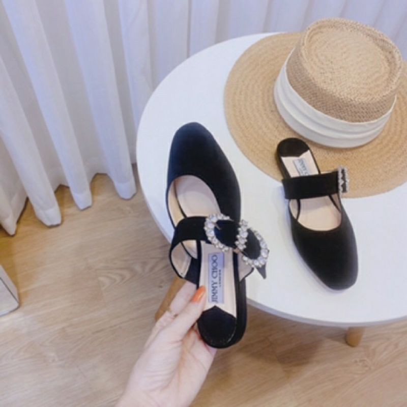 [free ship 50k ] giày bệt nữ khóa vuông đính đá siêu phẩm