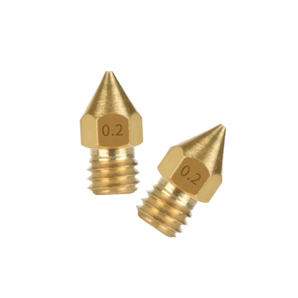 Set 10 Đầu Phun MK8 Bằng Đồng Thau Dành Cho Máy In 3D
