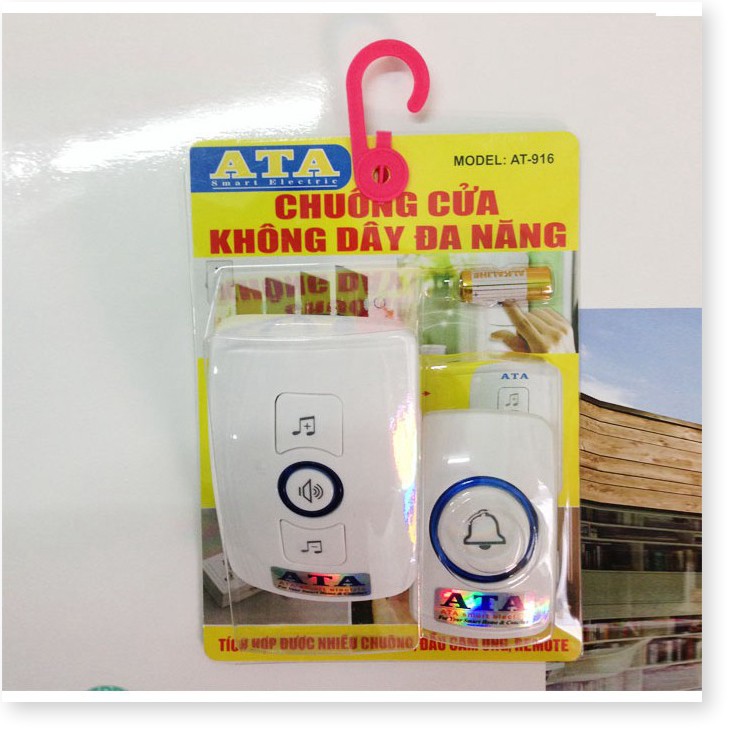 Chuông Cửa Không Dây Đa Năng ATA AT-916 Điện Gia Dụng Bảo Minh - Điện Gia Dụng Bảo Minh