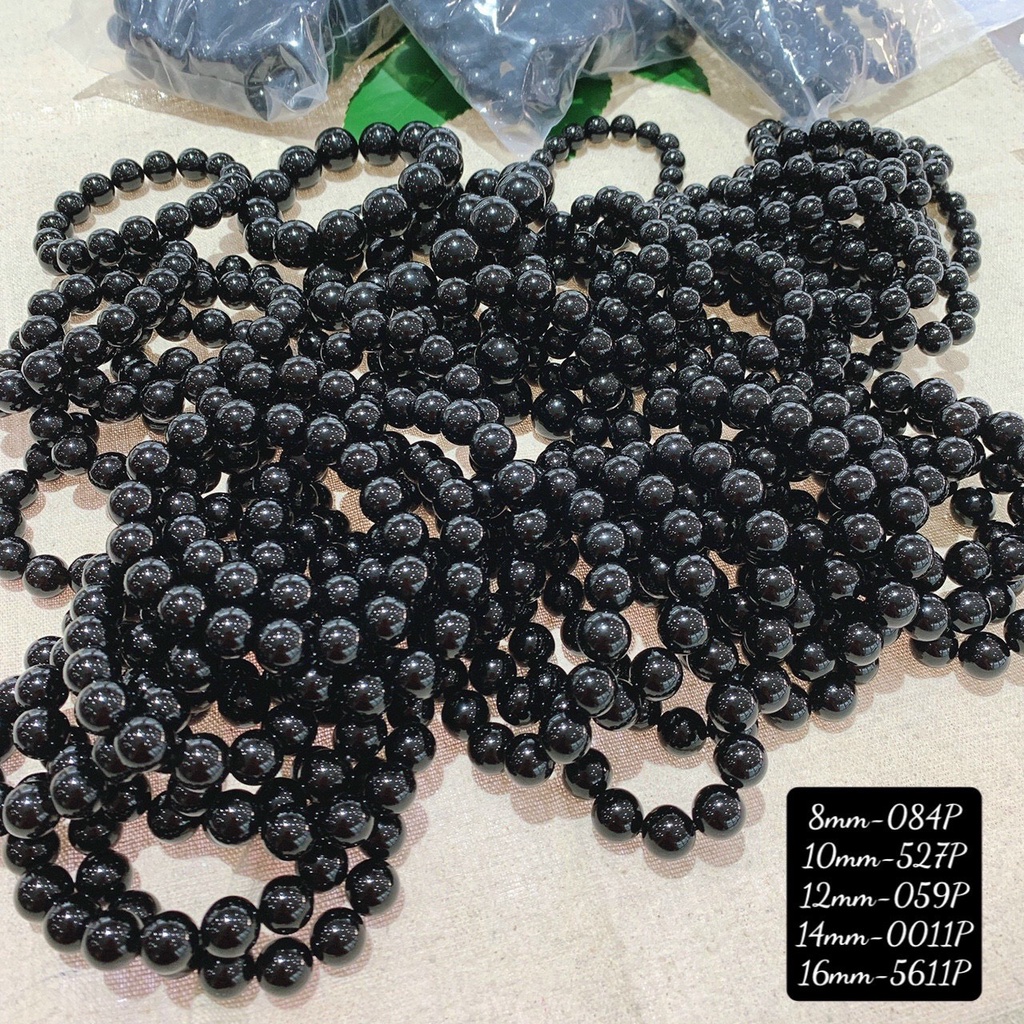 Vòng Tay TA Đen Đủ Size Vừa Cập Bến 8-16mm