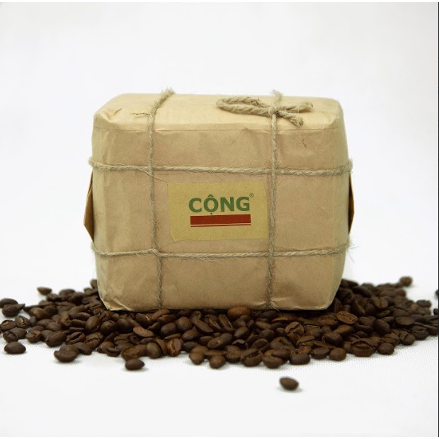 Cà phê bột/rang xay Robusta hương vị đậm đà thơm ngon 500gr Cộng Cà Phê