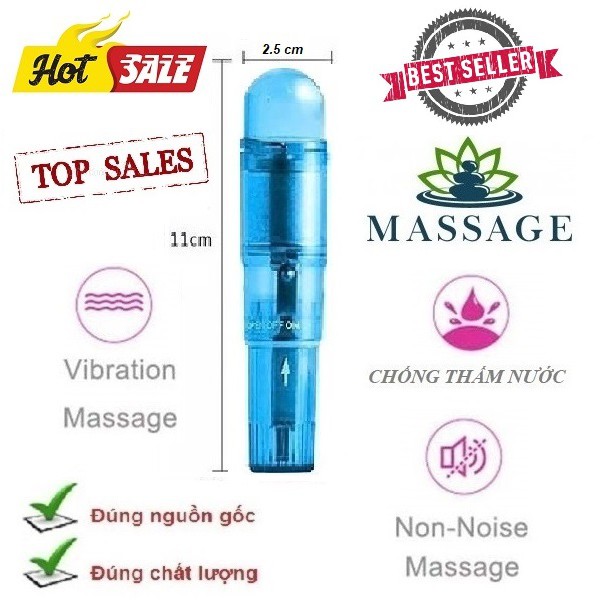 Bút Rung Điện Massage Châm Cứu (Tặng Kèm 1 SP Ngẫu Nhiên) - Máy Mát Xa Rung Mini Cầm Tay- Video Thật - B0075+B0067+B0076