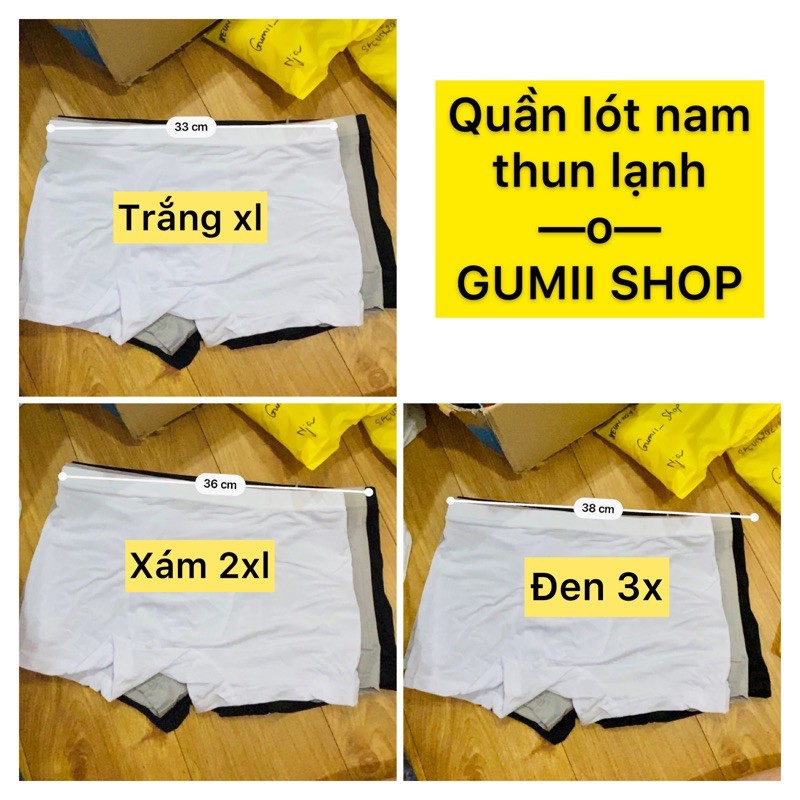 [SG - Có sẵn] - Quần lót đùi thun lạnh - Quần sịp nam giá rẻ