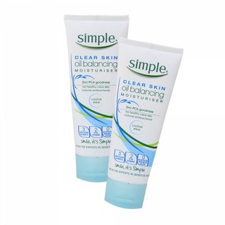 Kem dưỡng ẩm Simple Clear Skin Oil Balancing Moisturiser