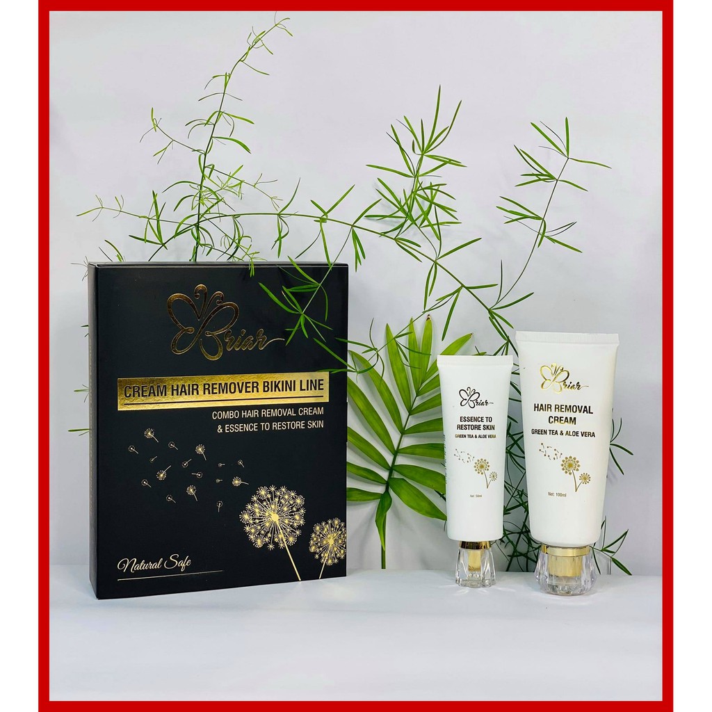 COMBO KEM TẨY LÔNG VÀ KEM DƯỠNG TRẮNG BRIAR (Chính Hãng)