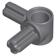 Technic trục và lõi kết nối vuông góc 90 độ /10197: Technic, Axle and Pin Connector Hub with 2 Perpe