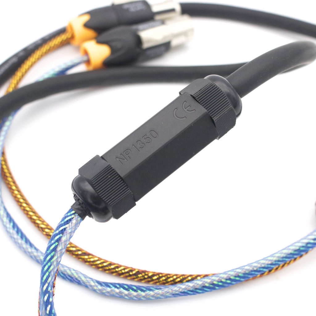 Dây loa âm thanh sân khấu 4 ruột 2.5mm dài 10m, dây loa Sommer đồng nguyên chất,01 dây thành phẩm có Jack speakon