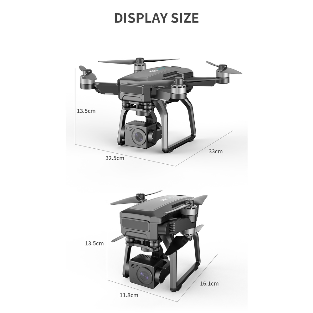 Flycam SJRC F7 4K PRO - camera 4K gimbal 3 trục - bay xa 3KM