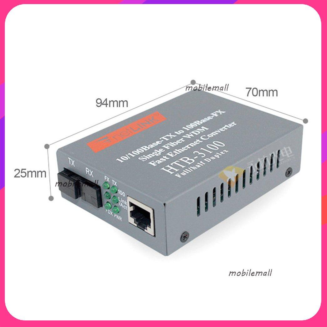 Set 2 Bộ Chuyển Đổi Sợi Quang Htb-3100Ab-25Km Chuyên Dụng | BigBuy360 - bigbuy360.vn