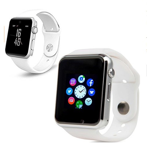 Đồng hồ Smart Watch A01 (Trắng) thông minh như điện thoại có tiếng việt