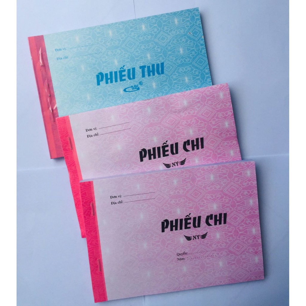 Phiếu thu 13x19 ( 100 tờ )