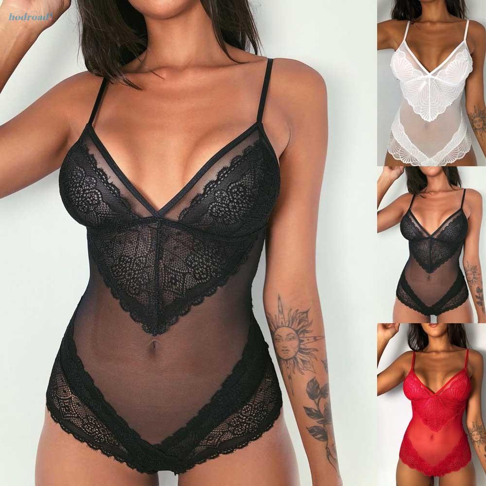 Jumpsuit Ngủ Sát Nách Thiết Kế Xuyên Thấu Quyến Rũ | BigBuy360 - bigbuy360.vn
