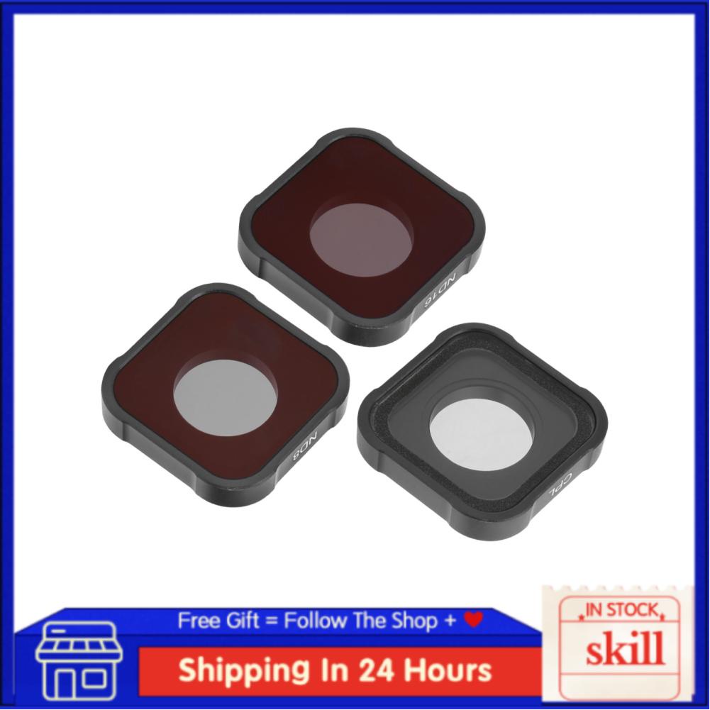 Bộ lọc máy ảnh 3 trong 1 CPL/ND8/ND16 cho GOPRO HERO9 | BigBuy360 - bigbuy360.vn