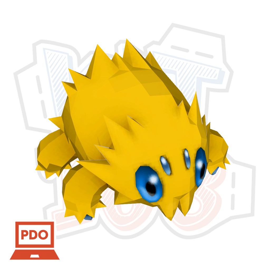 Mô hình giấy Anime Game Pokemon Joltik