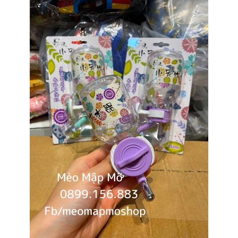 BÌNH NƯỚC TREO CHUỒNG CHÓ MÈO CÓ KHOÁ VẶN