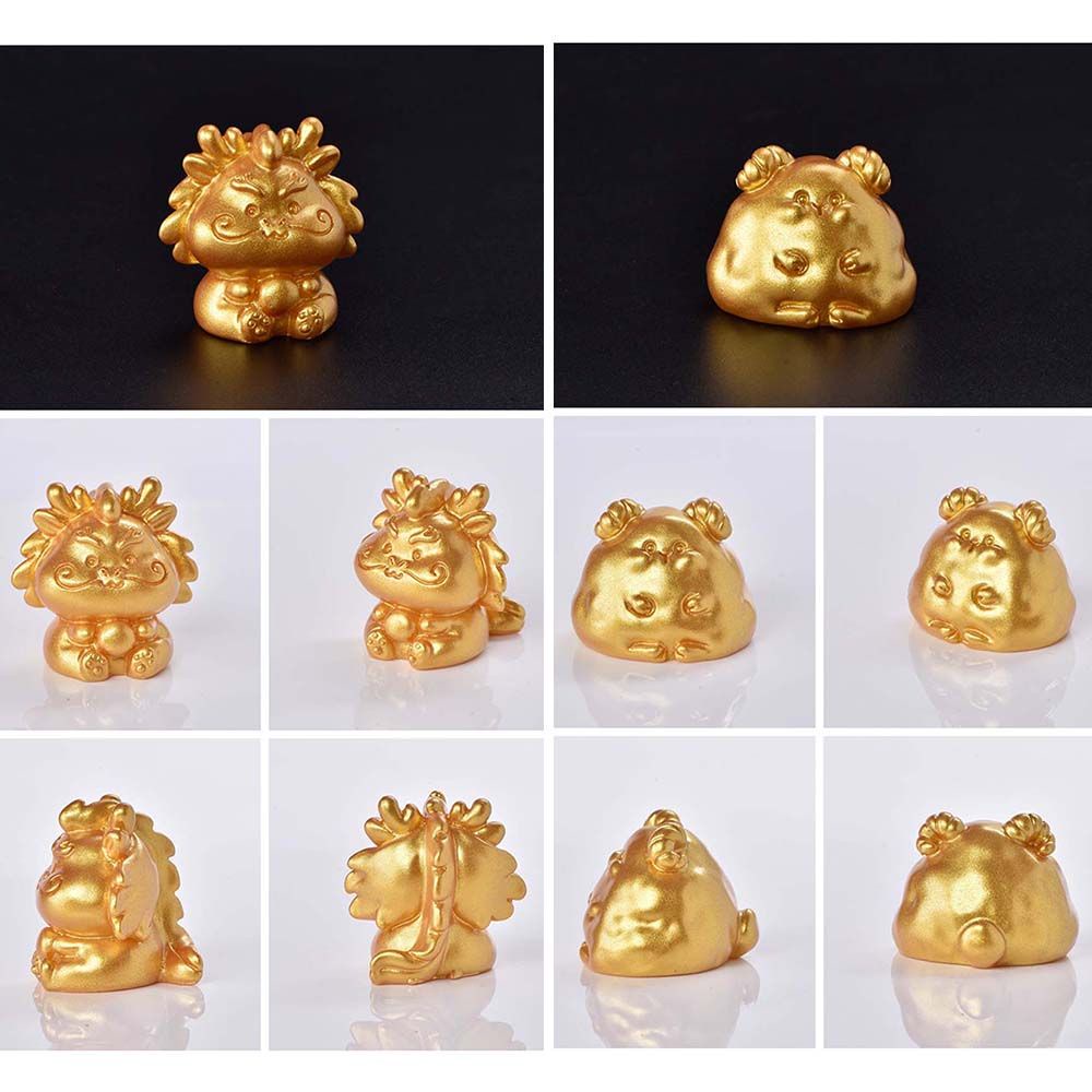 Tượng động vật 12 con giáp mini dễ thương dùng trang trí tiểu cảnh DIY