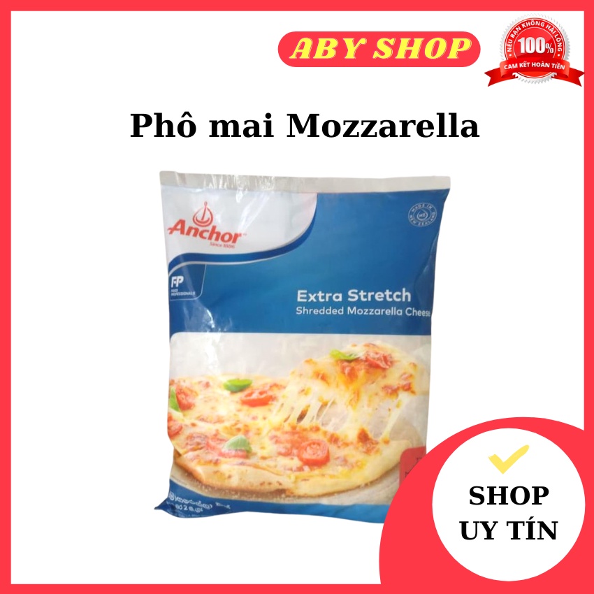 Phô Mai Mozzarella Anchor 500gr⚡ SIÊU NGON ⚡ phô mai bào Sợi lẻ 500gr thơm ngon, là nguyên liệu dùng làm các loại bánh
