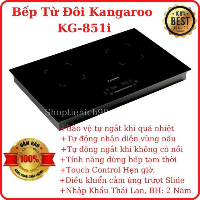 [CHÍNH  HÃNG] Bếp Từ Đôi Nhập Khẩu Thái Lan Kangaroo KG-443i/ KG-435i/ KG-438i/ KG446i/ KG-851i/ KG-856i/ KG-858i: