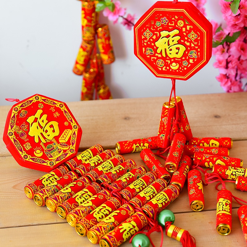 Hàng Có Sẵn _ Mặt Dây Chuyền Pháo Hoa Cho Lễ Hội Mùa Xuân Năm Mới