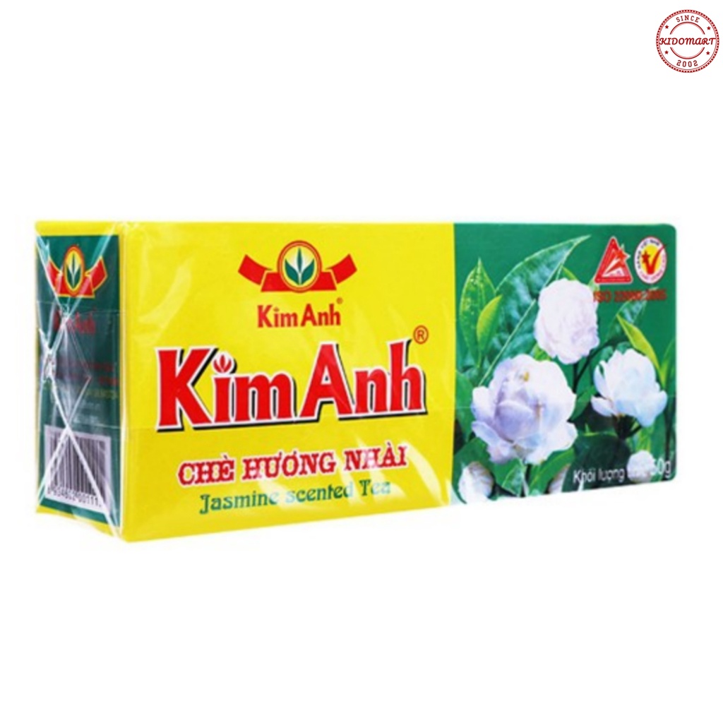 Chè Hương Nhài Kim Anh Hộp 50gr (25 Túi Lọc x 2gr)