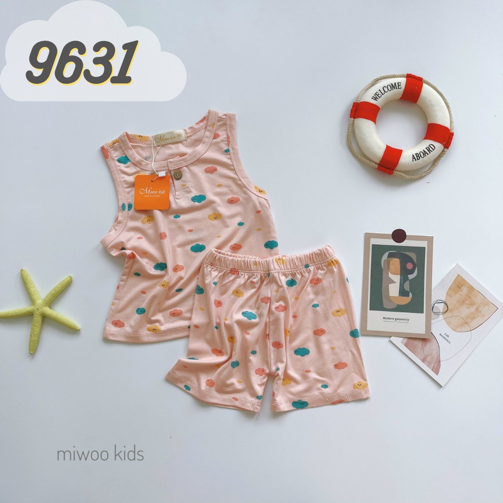 Bộ Ba Lỗ Cho Bé Nhiều Màu Có Size Từ 7-25KG