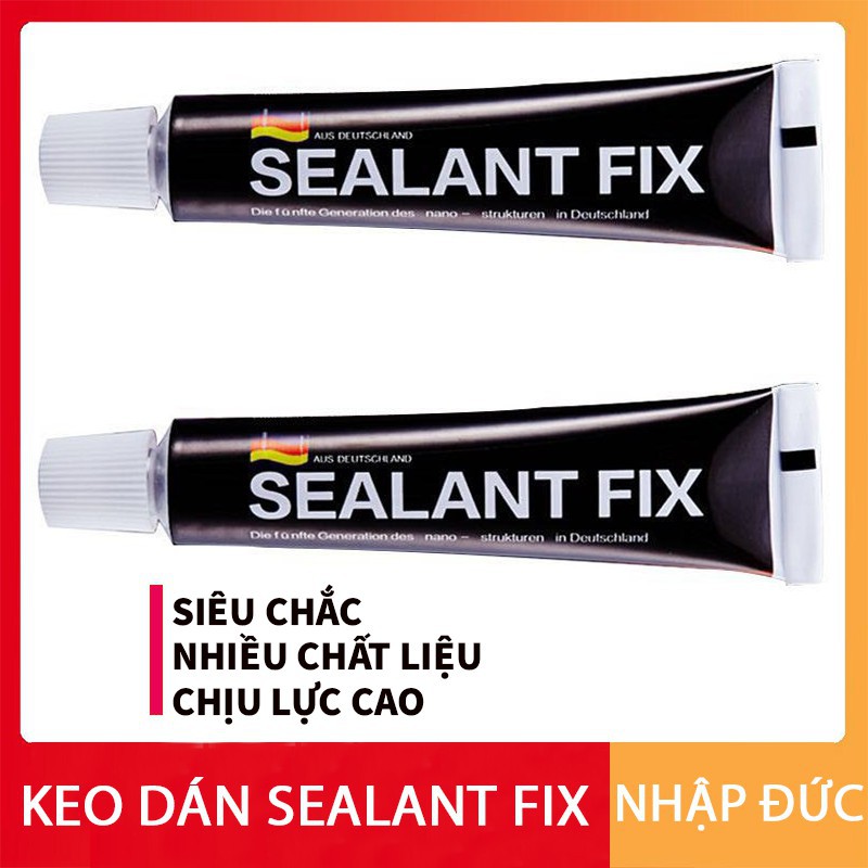 Keo dán siêu chắc💓FREESHIP💓  Keo siêu chắc Sealant Fix tuýp lớn 40G, dùng để dán các kệ inox mà không cần khoan 5027