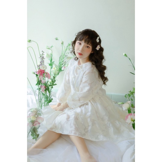 Đầm babydoll tay raplan tầng xoè - Lily Babydoll - CARROT FARM