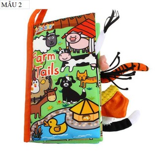 Sách Vải - Jollybaby - Farm Tails - Động vật nuôi trang trại