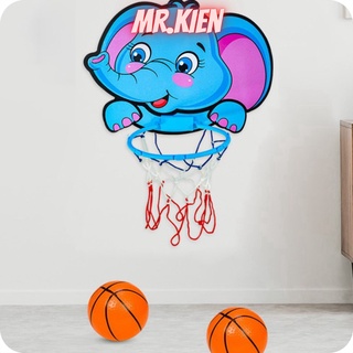 Bộ đồ chơi bóng rổ treo tường cho bé, bảng bóng rổ mini chơi bóng trong nhà tiện lợi, đồ chơi thể thao trẻ em
