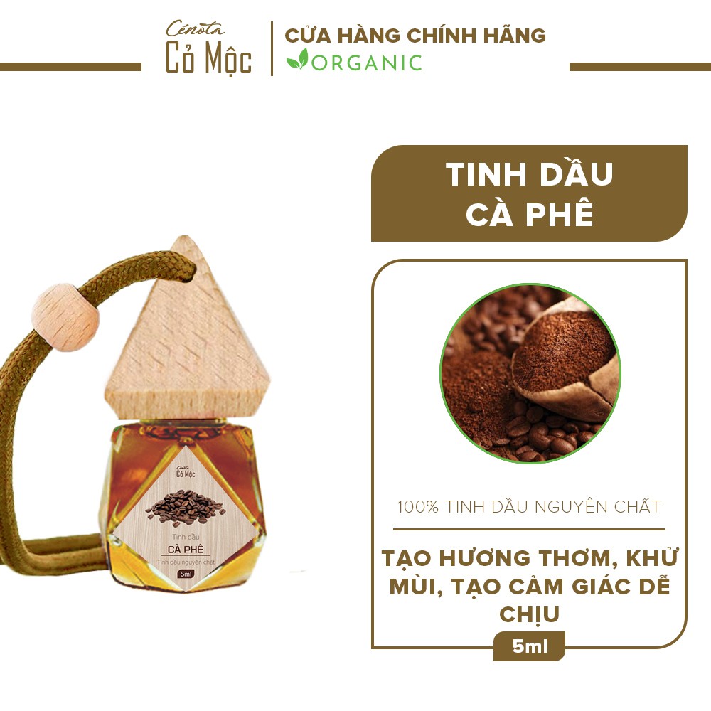 Tinh dầu Cenota cỏ mộc treo xe hương cà phê 5ml | BigBuy360 - bigbuy360.vn