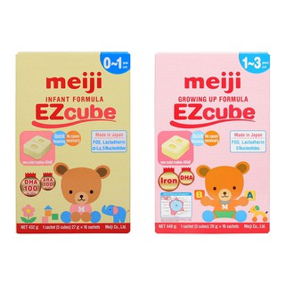 Sữa Meiji EZcube số 9 - dành cho trẻ 12-36 tháng, 448g